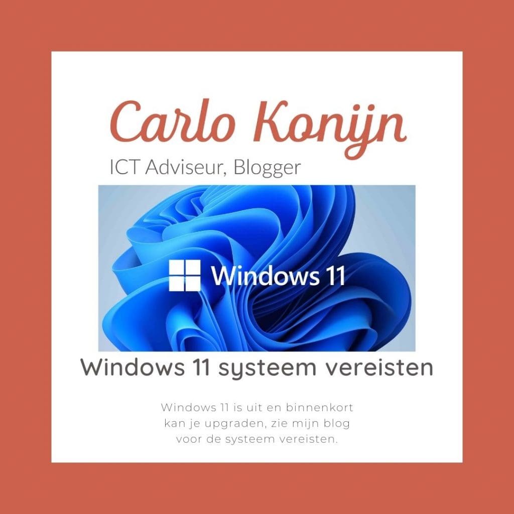 Windows 11 minimale systeemvereisten